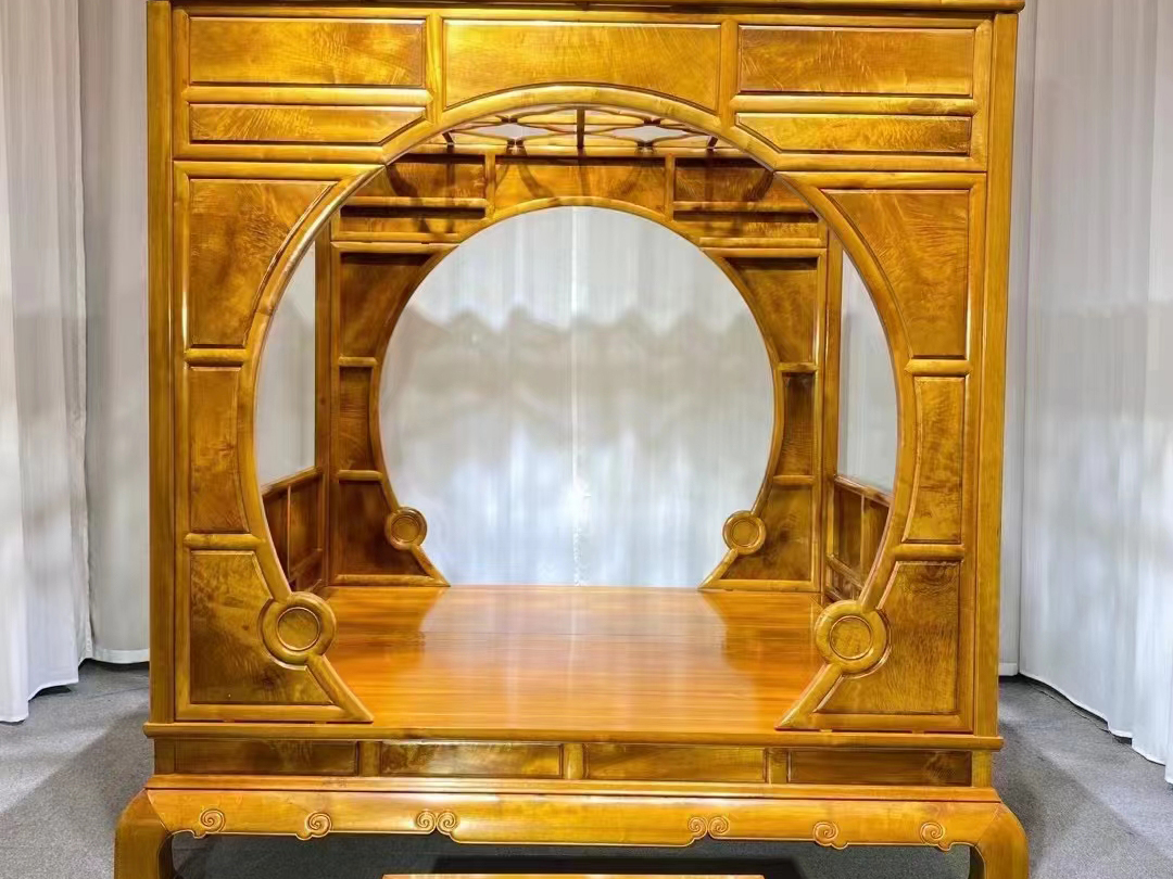 金丝楠木架子床